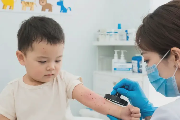 幼兒手臂出濕疹不管它會(huì)自己痊愈嗎(圖4)