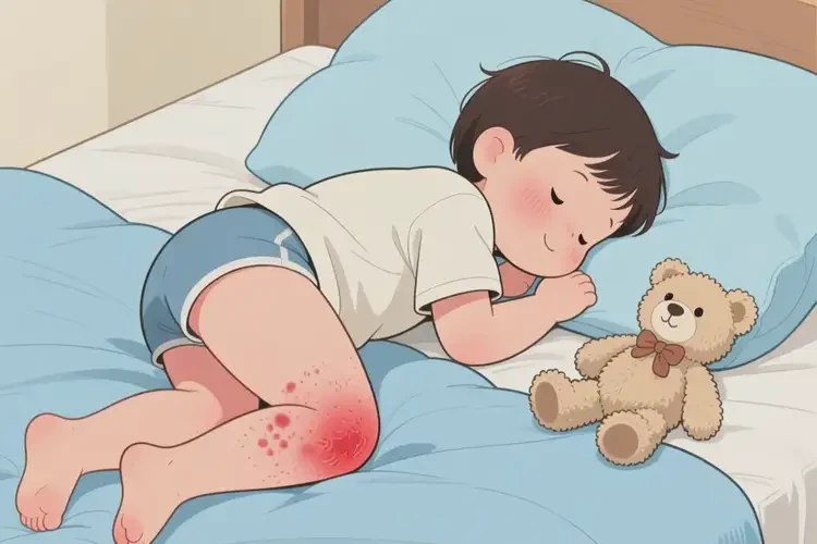 儿童大腿长湿疹可以彻底自愈吗(图2)