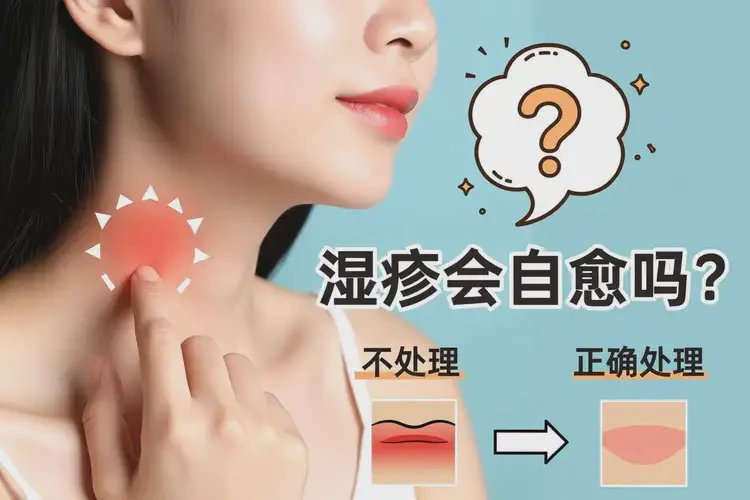 青年人脖子長(zhǎng)濕疹不管它會(huì)自己自愈嗎(圖3)