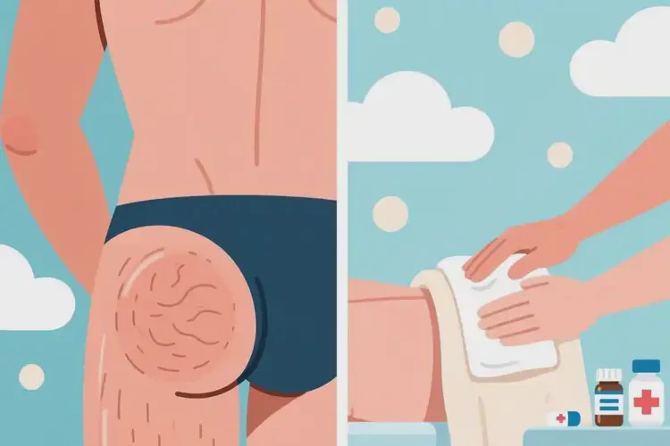 男生屁股上容易起濕疹可不可以根治(圖1)