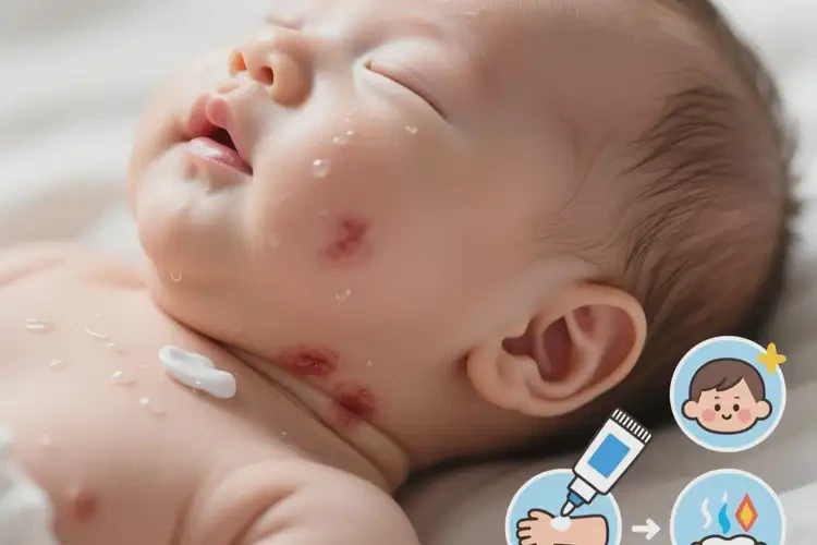 嬰兒脖子經(jīng)常起濕疹可不可以根治(圖4)