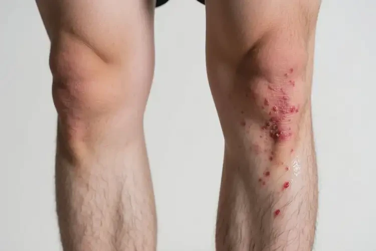 青年人小腿上長濕疹不管它會自己好嗎(圖4)