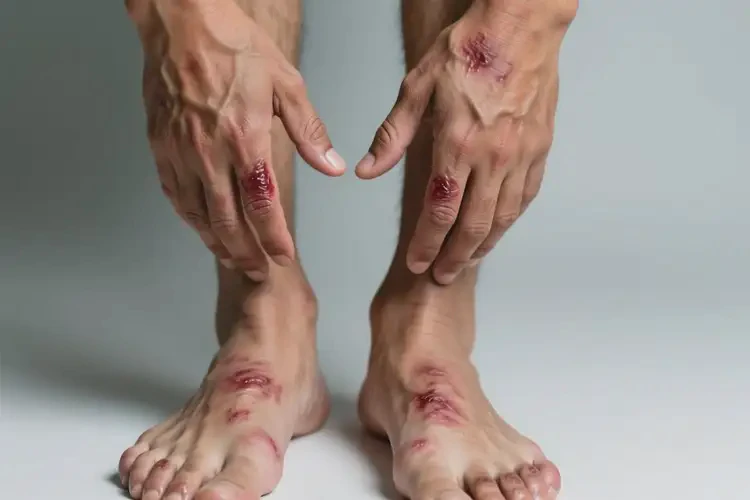 男人四肢出現(xiàn)濕疹能不能根治(圖2)