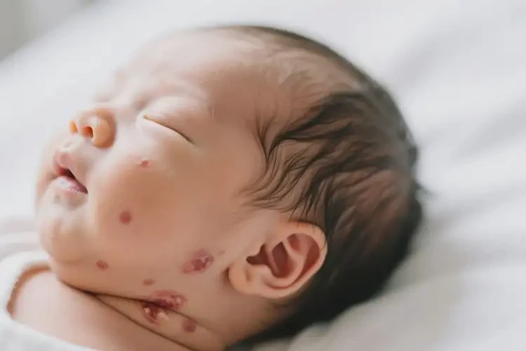 新生兒脖子出濕疹可不可以根治(圖1)