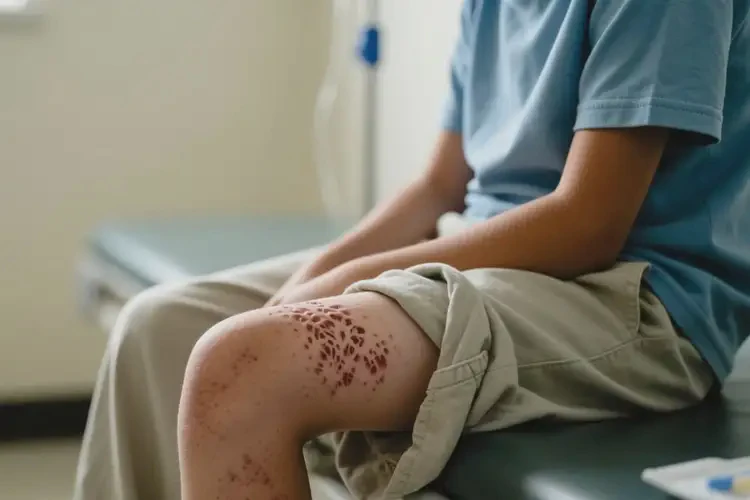 中學(xué)生大腿上起濕疹可不可以根治(圖2)