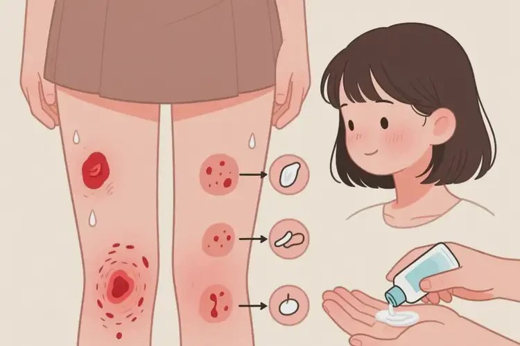 女生四肢长湿疹可不可以根治(图1)