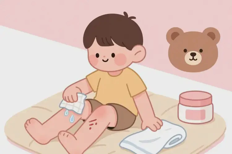 孩子小腿容易起濕疹可不可以根治(圖3)