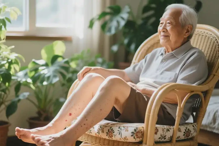 高齡老人小腿偶爾長(zhǎng)濕疹能不能根治(圖4)