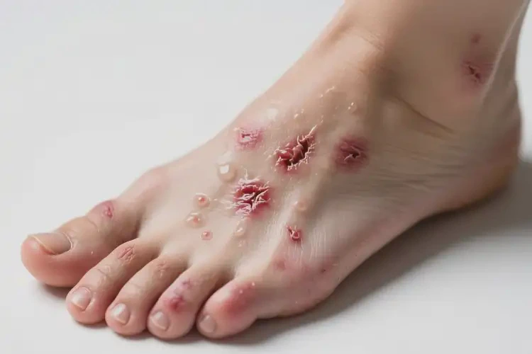 女人腳上出現濕疹能不能根治(圖3)
