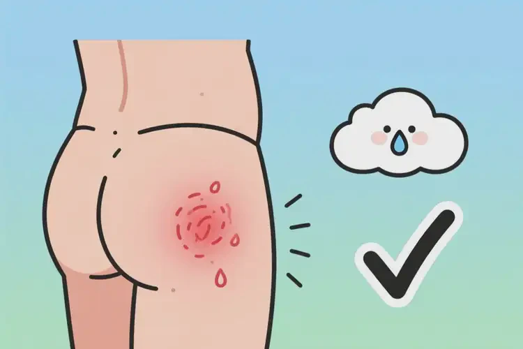 男人屁股偶爾長(zhǎng)濕疹能不能根治(圖2)