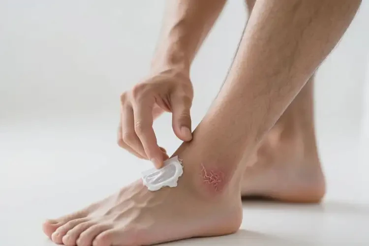 男人腳上容易起濕疹能不能根治(圖1)