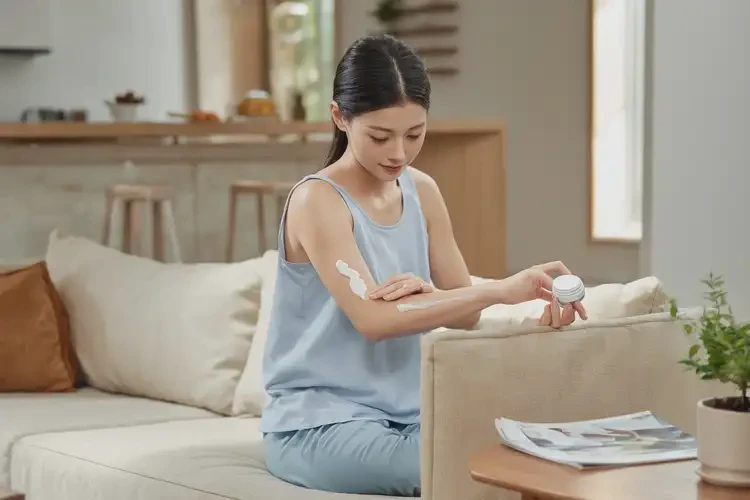 女性手臂上長濕疹可不可以根治(圖2)