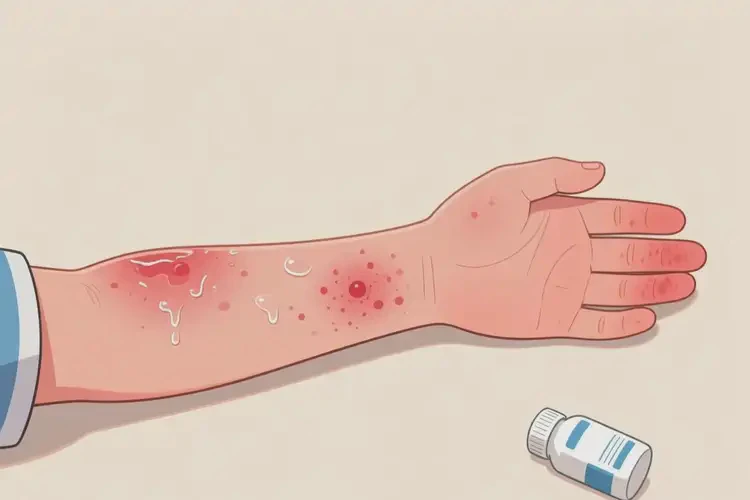 青少年手臂偶爾長濕疹不管它會(huì)自己痊愈嗎(圖2)