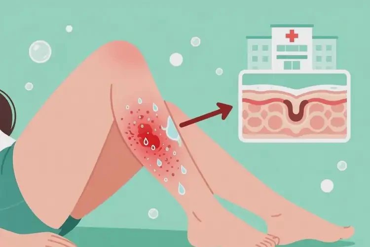 女人小腿出湿疹能不能根治(图1)