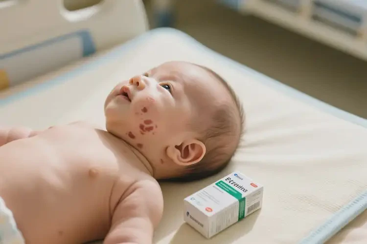 嬰兒脖子上出濕疹可不可以根治(圖2)