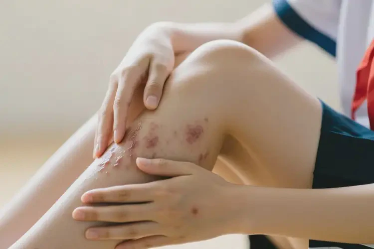 中學(xué)生大腿出現(xiàn)濕疹可不可以根治(圖3)