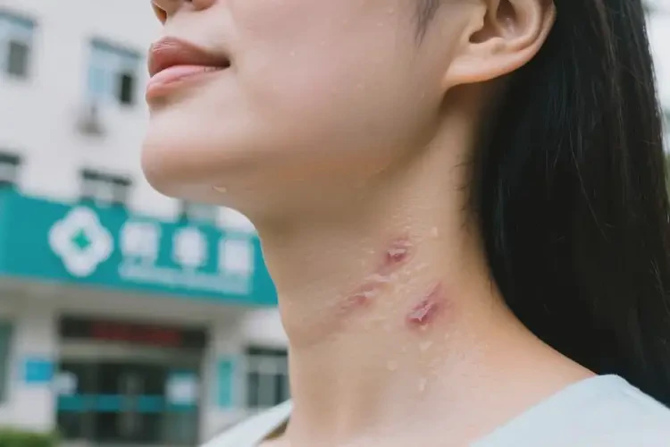 女人脖子偶爾起濕疹能不能根治(圖1)