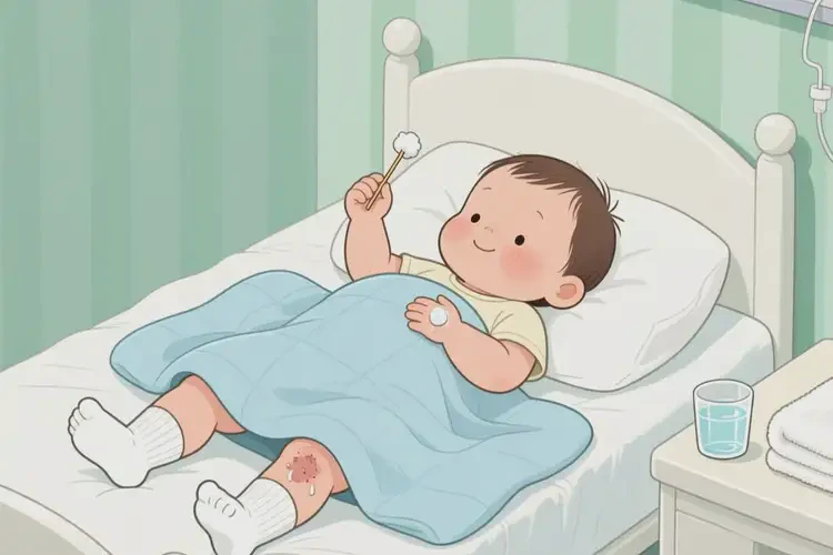 幼兒腳上出濕疹可以徹底自愈嗎(圖1)