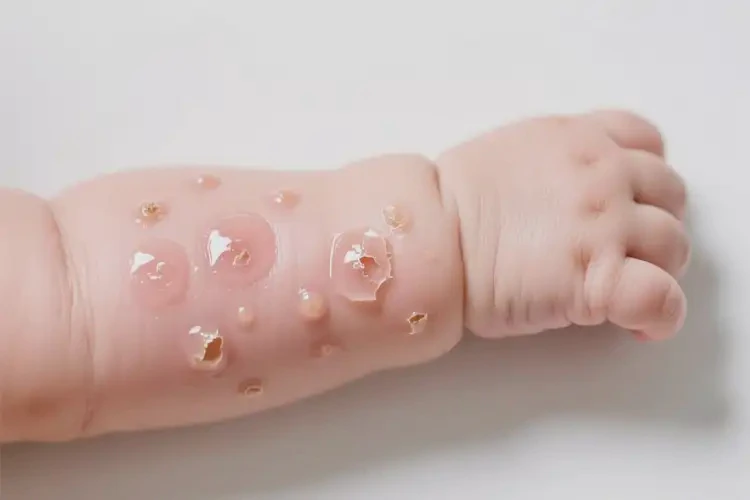 嬰幼兒手臂出濕疹能徹底自愈嗎(圖2)