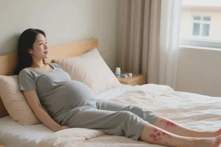 孕婦小腿上出現(xiàn)濕疹可不可以根治(圖3)