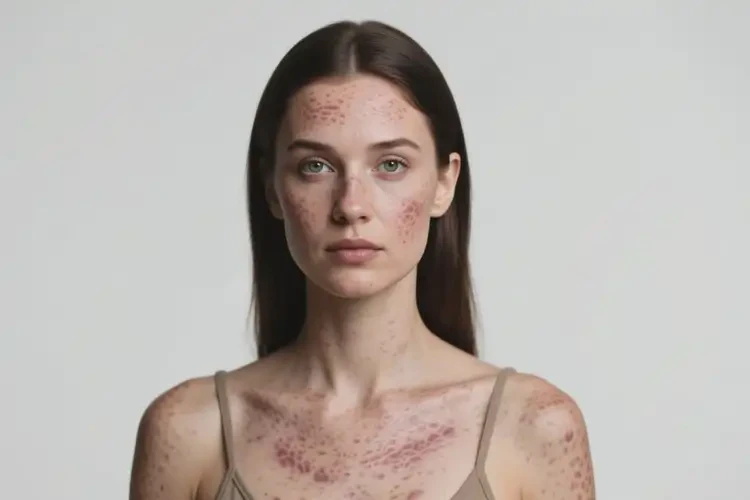 女人全身出現(xiàn)濕疹能不能根治(圖1)