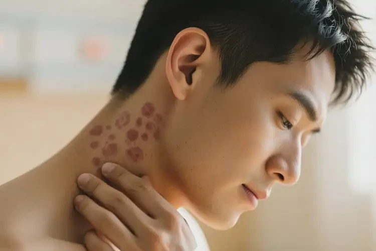 男性脖子出湿疹能彻底自愈吗(图1)