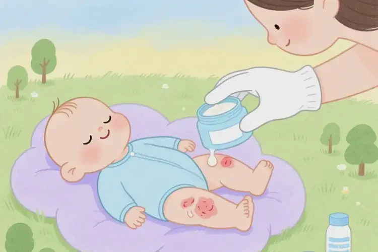 寶寶大腿有濕疹可不可以根治(圖2)