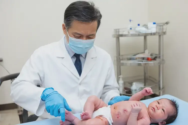 新生兒大腿上出現(xiàn)濕疹能徹底自愈嗎(圖2)