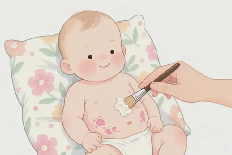 寶寶肚子上出現(xiàn)濕疹可不可以根治(圖3)