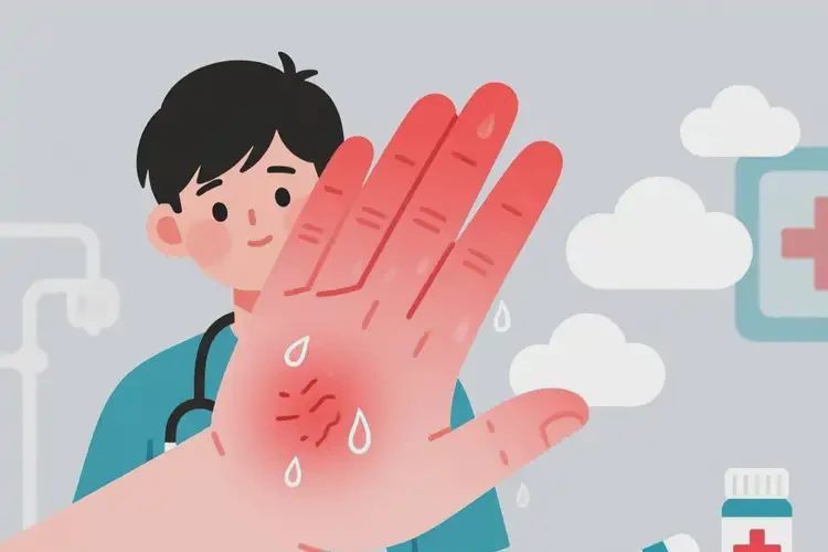 男生手上經(jīng)常長(zhǎng)濕疹能夠徹底治愈嗎(圖1)