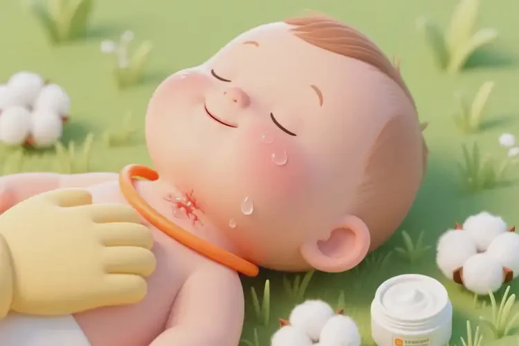 小兒脖子出濕疹可不可以根治(圖1)