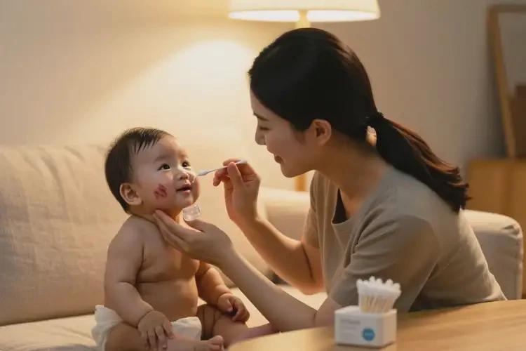 寶寶臉上容易起濕疹可不可以根治(圖1)