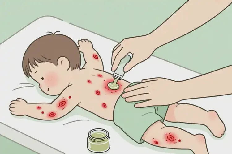 小孩全身起濕疹能夠徹底治愈嗎(圖1)