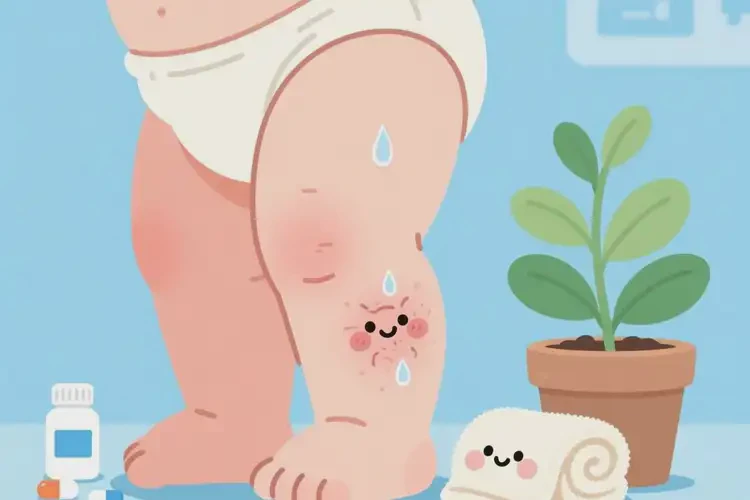 小儿大腿经常起湿疹可以彻底自愈吗(图3)