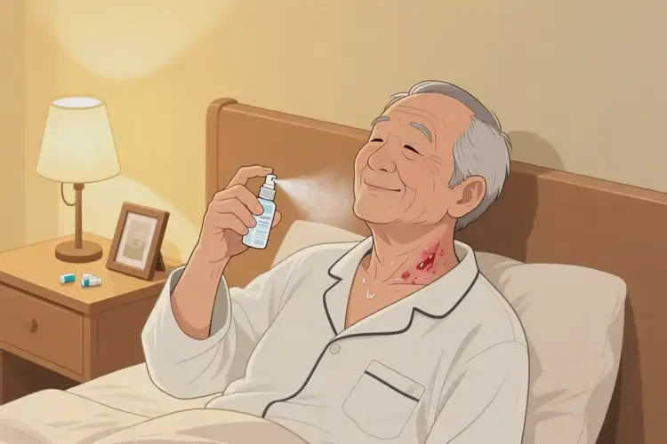 老年人脖子偶尔长湿疹能够彻底治愈吗(图1)