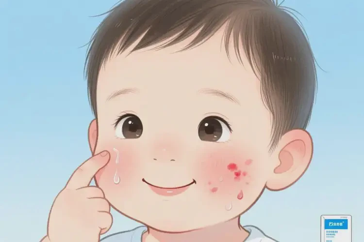 幼兒面部偶爾起濕疹不管它會自己好嗎(圖3)