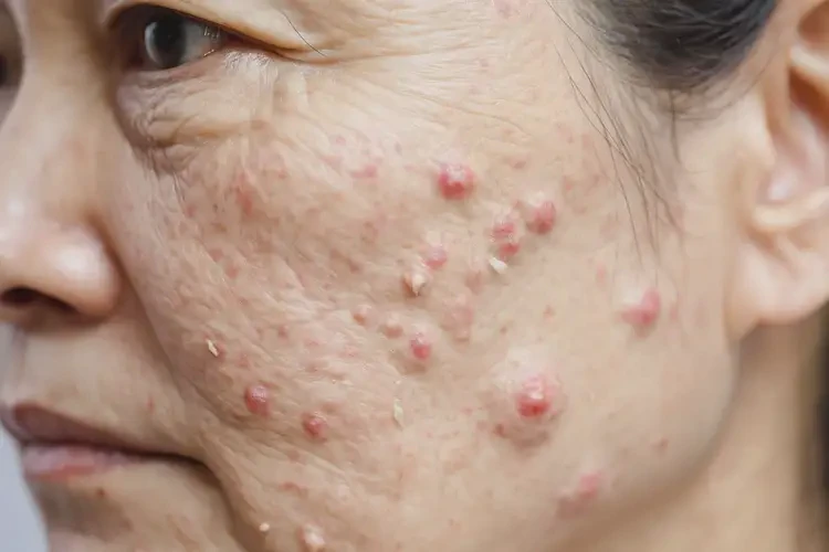 女生臉上容易起濕疹可以徹底自愈嗎(圖4)