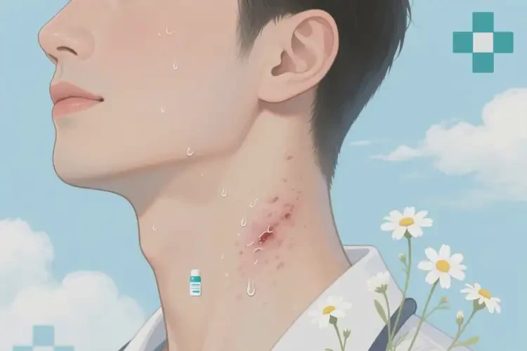 男人脖子容易長濕疹能不能徹底自愈(圖2)