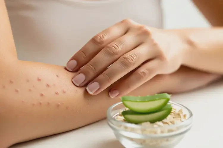 女人手臂經(jīng)常長濕疹能不能根治(圖1)