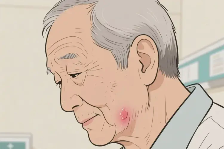 老年人臉上偶爾起濕疹不管它會自己痊愈嗎(圖1)