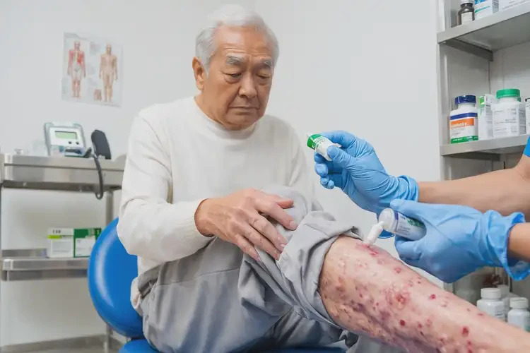 老人小腿出濕疹不管它會自己自愈嗎(圖3)