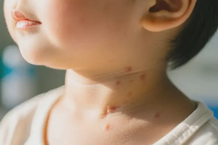 幼兒脖子經(jīng)常長濕疹能夠徹底治愈嗎(圖4)