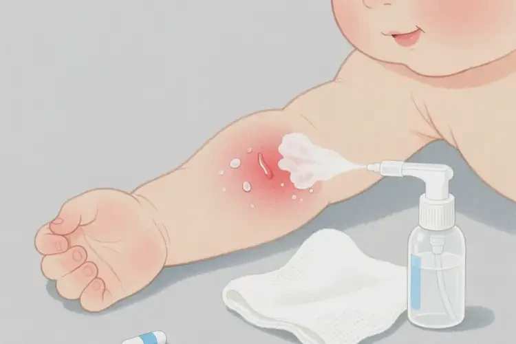 嬰兒手臂上偶爾起濕疹可不可以根治(圖1)