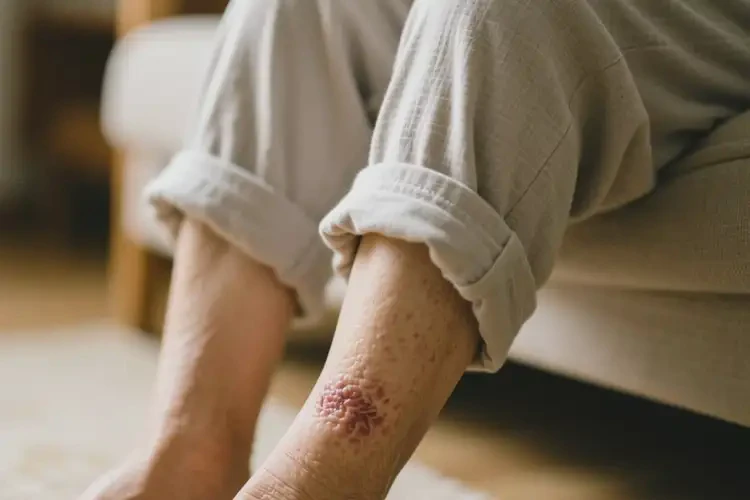 老人小腿有濕疹不管它會自己痊愈嗎(圖3)