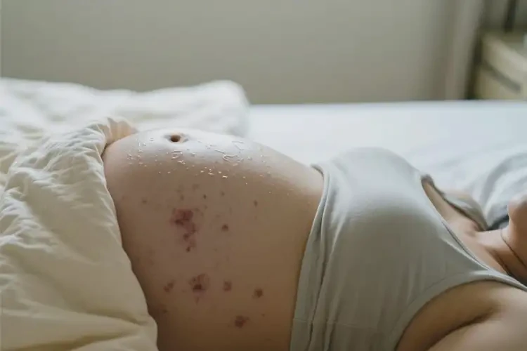 產(chǎn)婦肚子上偶爾起濕疹可不可以根治(圖3)