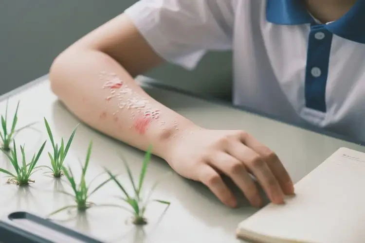 中學(xué)生手臂偶爾起濕疹可不可以根治(圖4)