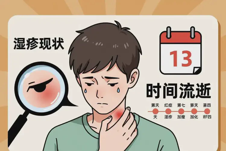 青年人脖子長(zhǎng)濕疹不管它會(huì)自己自愈嗎(圖2)