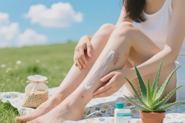 女性小腿容易长湿疹可不可以彻底自愈(图1)