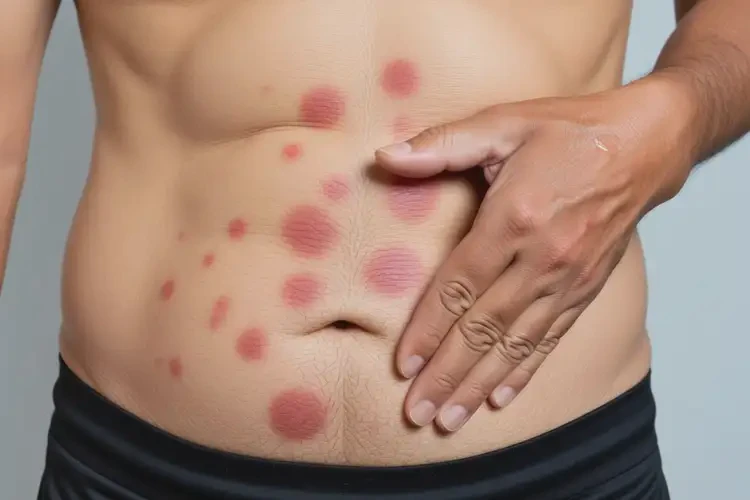 老年人肚子上容易起濕疹能夠徹底治愈嗎(圖2)