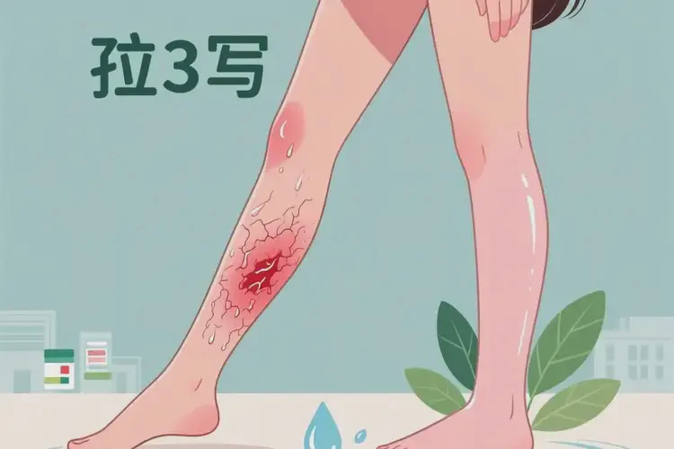 女人小腿出湿疹能不能根治(图2)